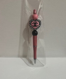 Pink Cute Chrissy Bead Pen